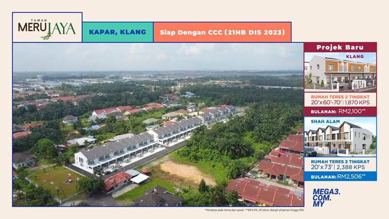 Taman Meru Jaya - Projek Siap dibina dengan CCC pada 21HB DISEMBER 2023
