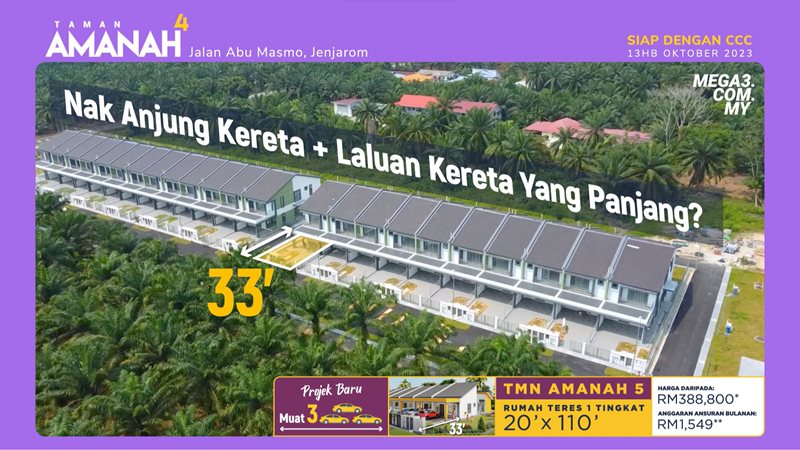 Taman Amanah 4 - Projek Siap dibina dengan CCC pada 13HB OKTOBER 2023