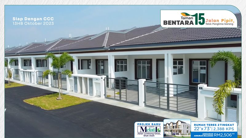 Taman Bentara 15 - Projek Siap dibina dengan CCC pada 13HB OCTOBER 2023