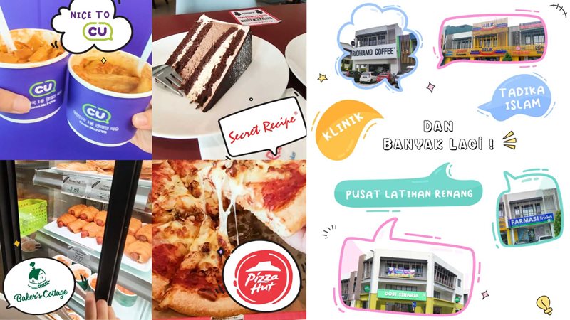 Taman Bentara 16,17 - 3.9km to CU Mart, Secret Recipe dan Pizza Hut