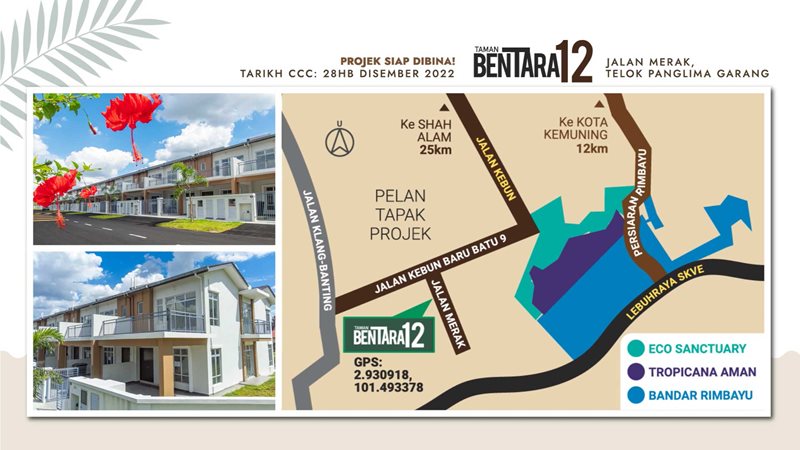 Taman Bentara 12 Overall - Projek Siap dibina dengan CCC pada 28HB DISEMBER 2022