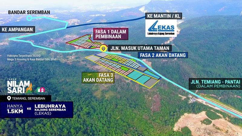 Projek Taman Nilam Sari di Temiang, Seremban!