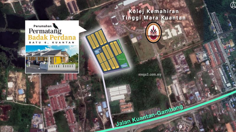 Projek baru di sebelah KKTM Kuantan!