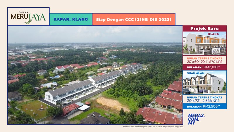 Taman Meru Jaya - Projek Siap dibina dengan CCC pada 21HB DISEMBER 2023