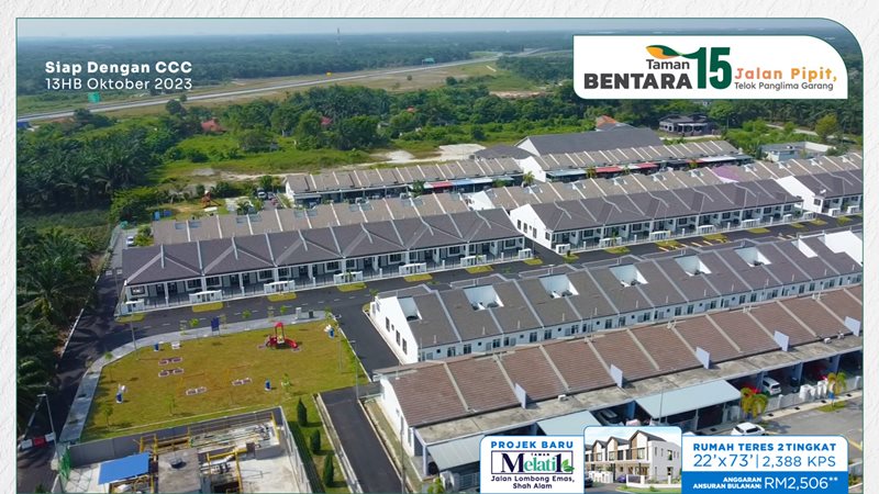 Taman Bentara 15 - Projek Siap dibina dengan CCC pada 13HB OCTOBER 2023