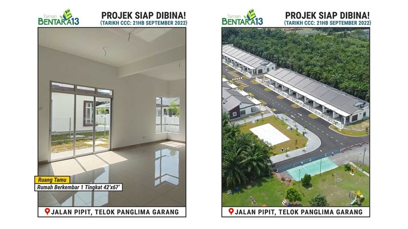 Taman Bentara 13 Interior - Projek Siap dibina dengan CCC pada 21HB SEPT 2022