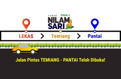 Jalan Pintas TEMIANG - PANTAI Telah Dibuka! 