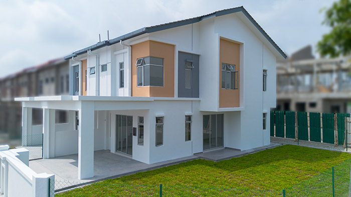 Rumah Teres Dua Tingkat Taman Impian Jaya