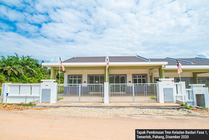 Status Tapak Binaan Taman Keladan Baiduri Fasa1 Mega 3 Housing