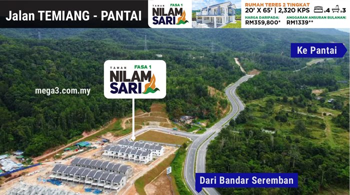Jalan Pintas TEMIANG - PANTAI Telah Dibuka